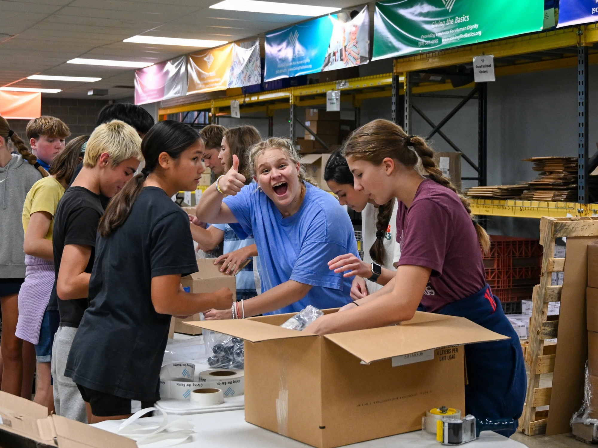 September Community Service Spotlight - Giving the Basics